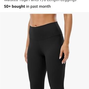 Sleek Black High-Rise Leggings